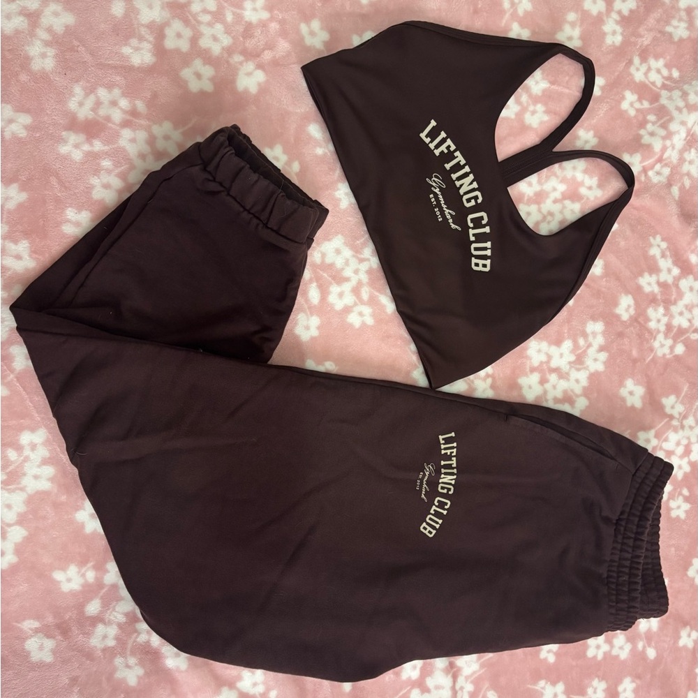 Gymshark Brown Set